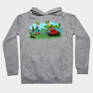 Frogs Labor day Hoodie